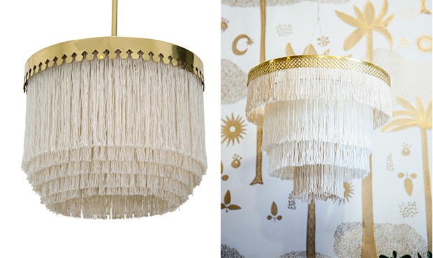 diy fringe lampshade